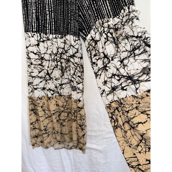 Coco Bianca Tiered Palazzo Pants Tropical Comfortable Bohemian Cottagecore Sz S - Picture 2 of 15